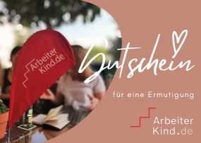 Flyer mit dem Wort Gutschein
