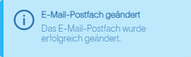 Postfach geändert