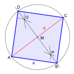 Bild: Quadrat bei gegebener Diagonale
