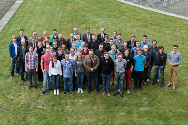 Begrüßung der PI-Erstsemester Elektrotechnik mit Unternehmensvertretern