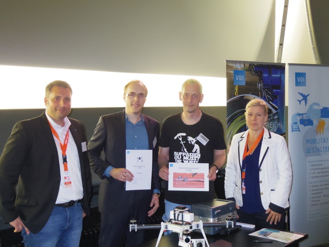 Preisverleihung  2. Platz - MultiCopter Cup 2017