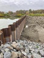 Alte Fahrt MLK Leine - Spundwand zum MLK