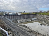 Alte Fahrt MLK Leine - Spundwand zum MLK