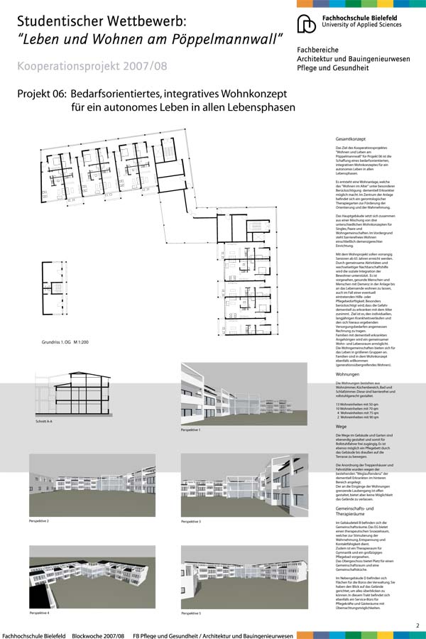 Bedarfsorientiertes, integratives Wohnkonzept 2