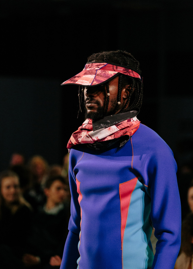 Model in Outfit aus Romana Haakes Kollektion