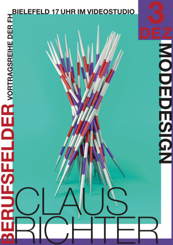Plakat zum Werkvortrag von Claus Richter