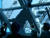 Teilnehmer vor Projektion