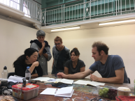 Besprechung in der Gruppe