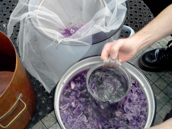 Prozess der Farbherstellung