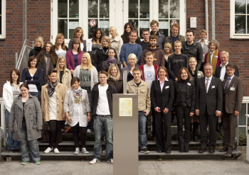 Gruppe der neuen Studierenden im Bachelor-Studiengang \
