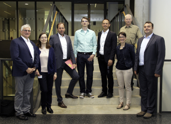 Belgischer Besuch der Partnerhochschule PXL Gruppenfoto