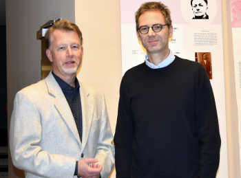 Prof. Grünwoldt und stellvertretender Schulleiter des HES, Budde