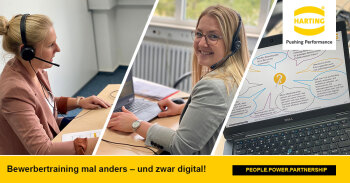 Screenshot Online-Veranstaltung meet HARTING