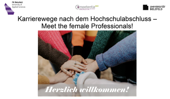 Startfolie einer Präsentation zum Thema