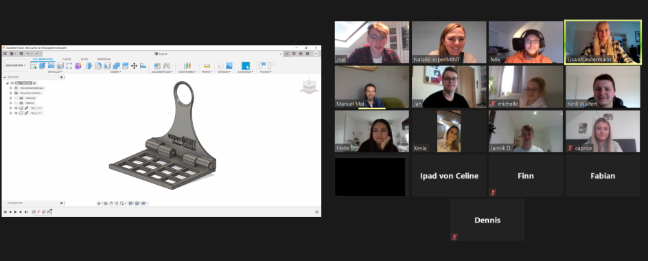 2020 online-Workshop Handyhalterung