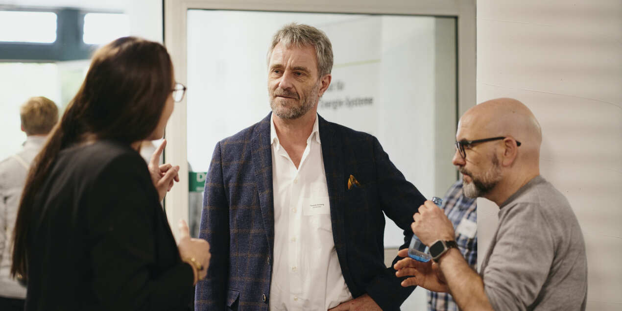 Gesprächssituation beim Barcamp