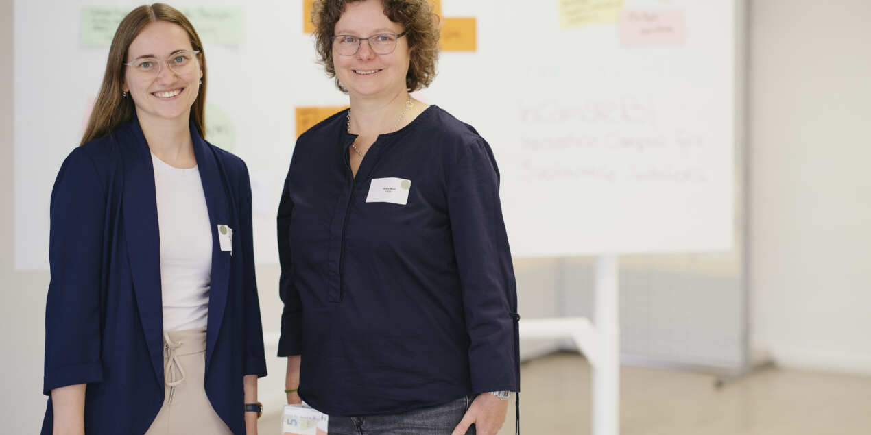 Melina Gurcke und Heike Wulf