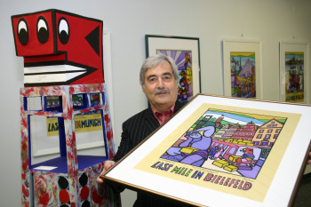 Cartoonist Rolf Armbruster: Last Mile in Bielefeld 2004 - 2