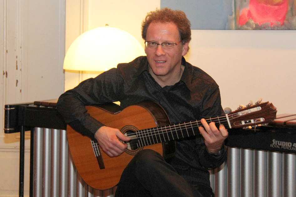 Reinhold Westerheide sorgte für das musikalische Rahmenprogramm.