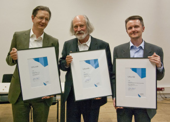 Die drei Preisträger 2012