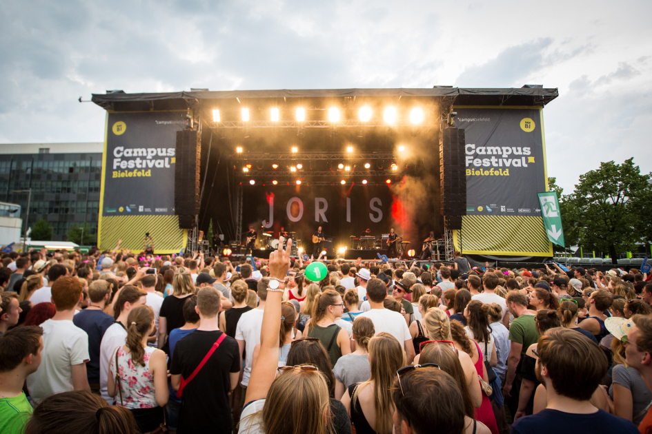 Blick auf die Hauptbühne