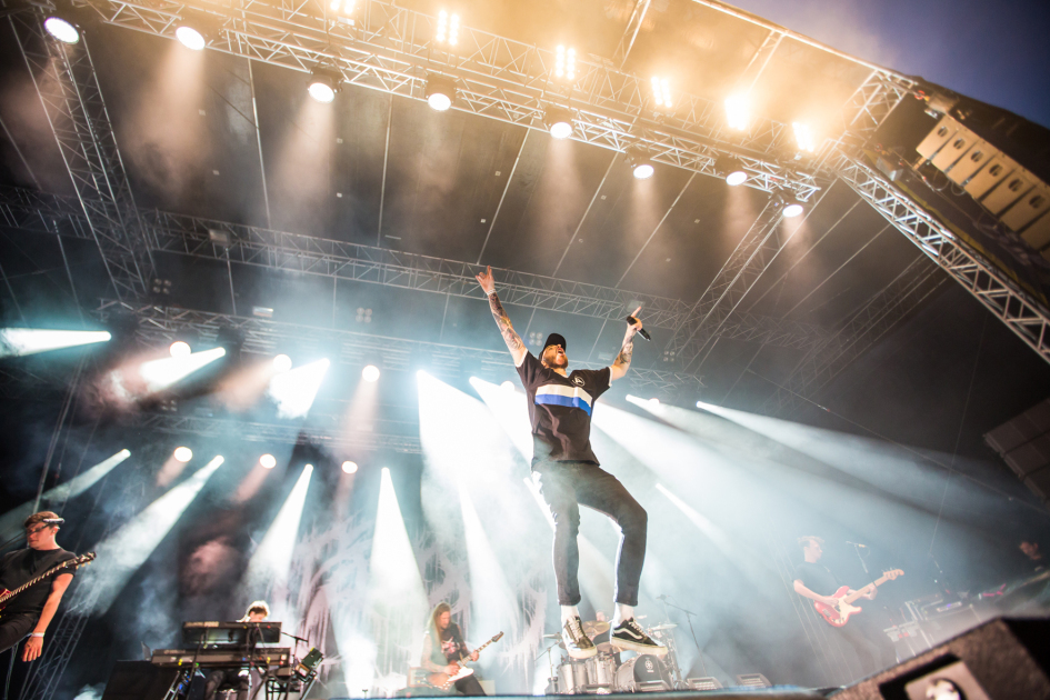 Casper auf der Bühne