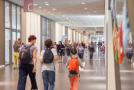 Personen auf der Magistrale