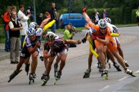 Beim Zielsprint der German Blade Challenge kommt es auf Sekunden an.