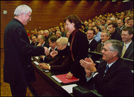 Rektoratsübergabe am 21. Dezember 2001