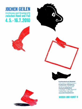 Jochen Geilen - Zeichnung und Druckgrafik zwischen Hand und Fuß