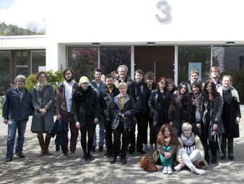 Gruppenfoto zum Kunstprojekt TAKTAK