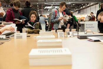 Messestand des IFB auf der Leipziger Buchmesse 2013