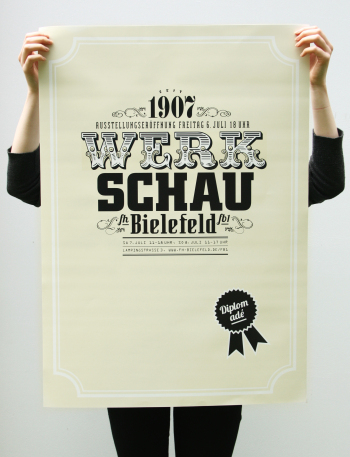 Das Plakat zur Werkschau