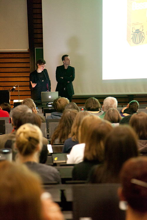 Sara Hausmann und Achim Böhmer vom Dortmunder Designbüro \