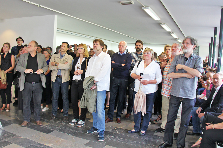 Werkschau - 3 - Eröffnung - Besucher