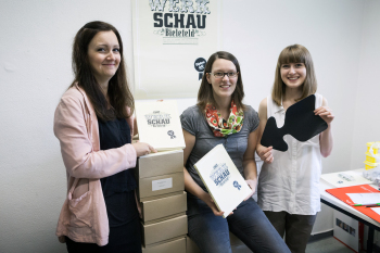 Drei Gestalterinnen des Werkschau-Buches