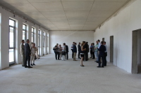 2014-07-04 Richtfest Campus Minden Führung durchs Gebäude 2