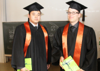 Jahrgangsbeste Patrick Quach und Ingo Balzer