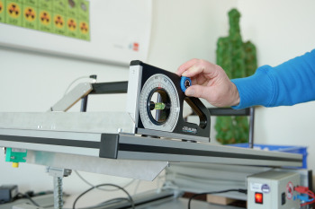 Detail eines Reibungsversuchs