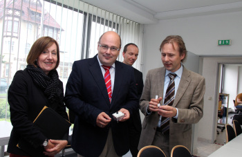 Besuch im Elektrotechnik-Labor