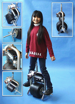 Hannover Messe 2001 - Exponat: Elektrisches Einrad