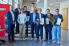 Gruppenfoto mit den Nominierten und Preisträger:innen.