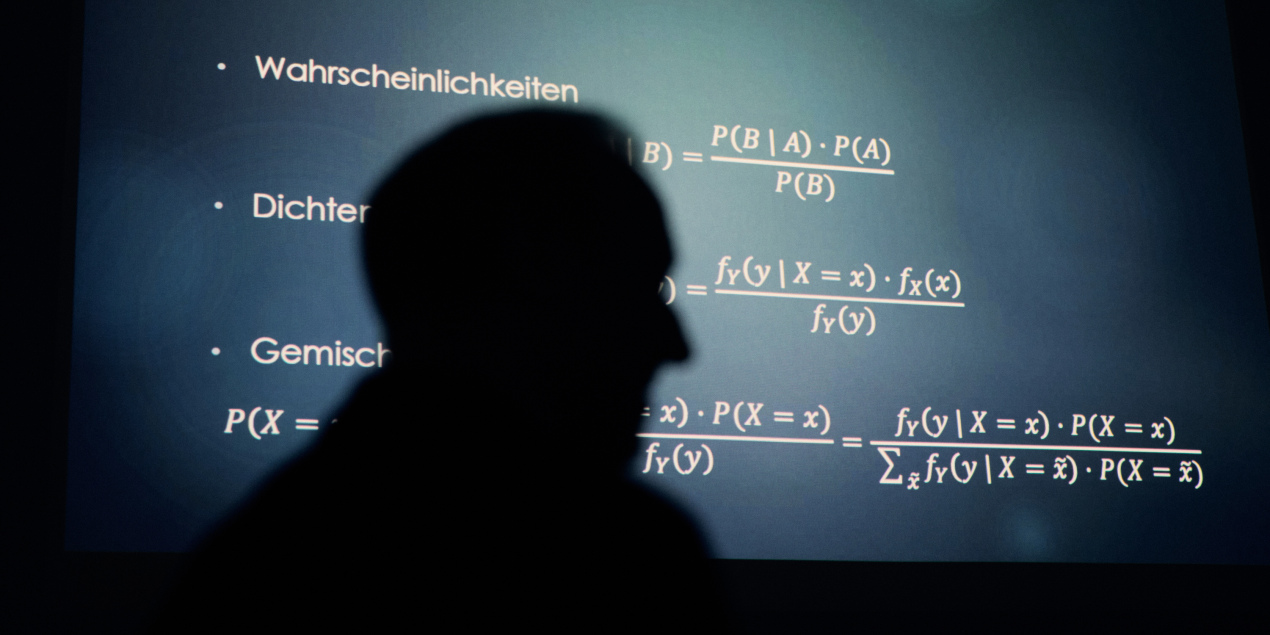 Digitale Formeln vor Professor Doktor Horst