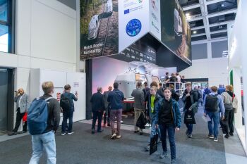 Foto: Blick auf den MONOCAB Messestand