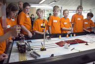 Anspannung vor dem zdi-Roboterwettbewerb