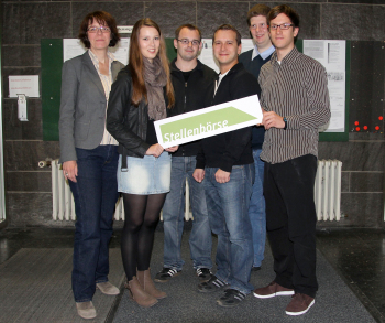Sechs Mitarbeiter des Projekts FH-Stellenbörse