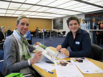 Zwei Gesprächspartner