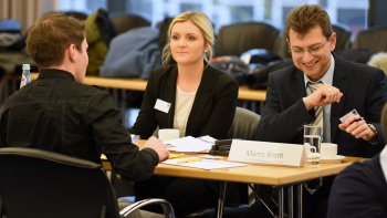 Speed Networking mit drei Gesprächspartnern