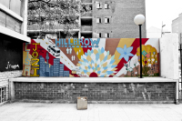 Graffiti-Wand in Hillbrow