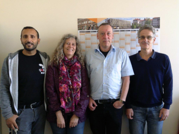 Vier Mathematiker des Fachbereichs 5